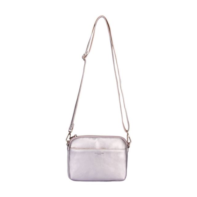 David Jones Handbag - Silver - NVCM5432/01 TESSA CROSS SML